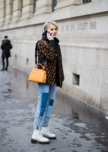 Street Style : Paris Fashion Week Womenswear Fall/Winter 2018/2019 : Day Four